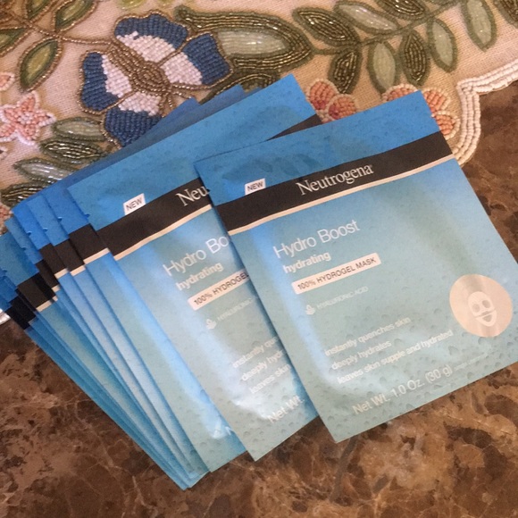 Neutrogena Other - New! 10 Neutrogena Hydro Boost Hyaluronic Acid 100% Hydrogel Single Sheet Masks